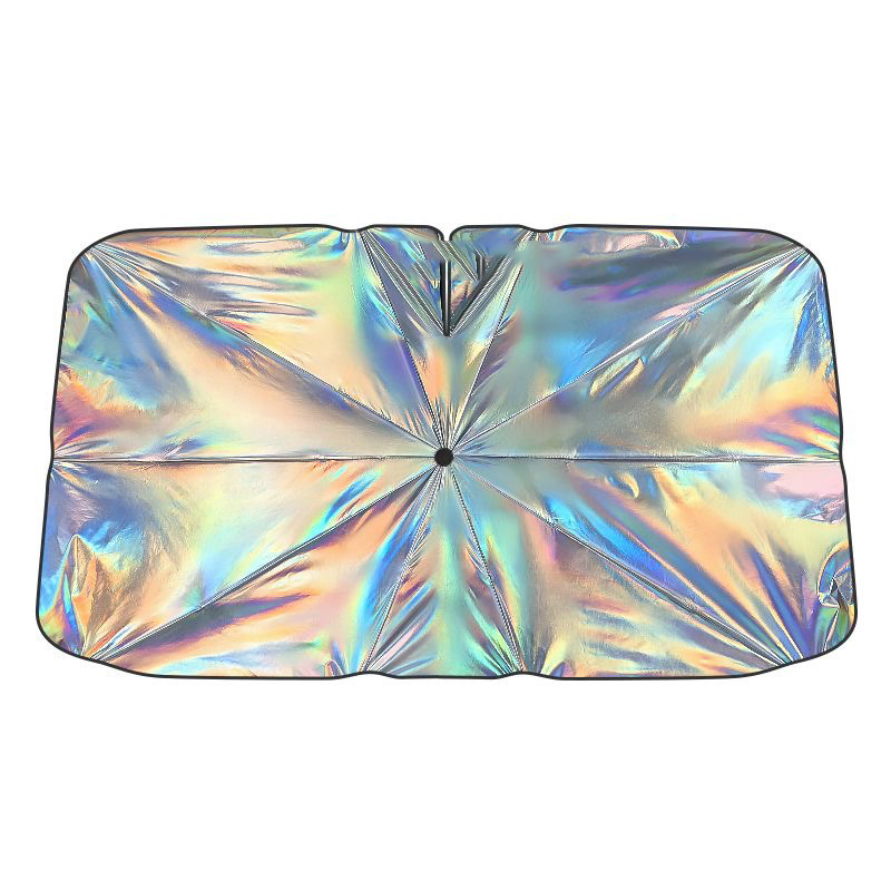 Spiegelnde Laser-Auto-Sonnenblende, Auto-Sonnenschirmgriff biegsam