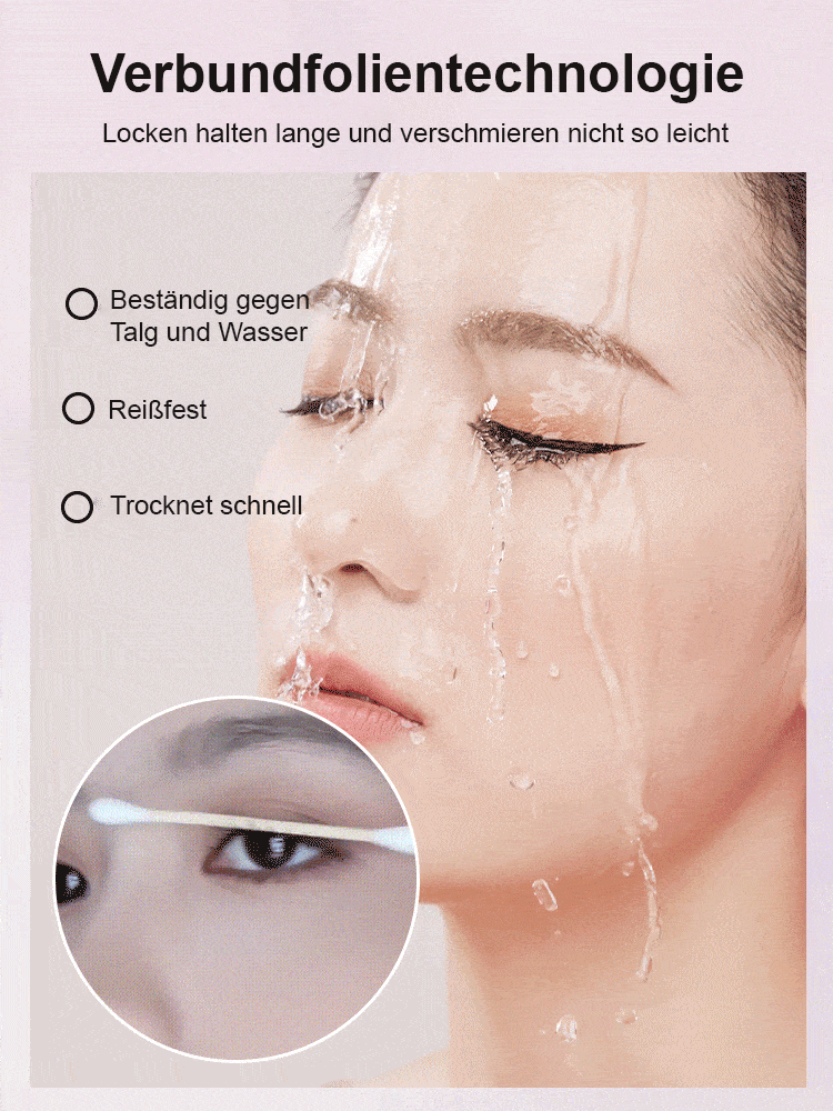 【Empfohlen von international renommierten Make-up-Künstlern】Schweißresistente, abstreifsichere, kräuselnde Wimperntusche, 14 Tage kostenlos testen! 
