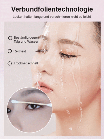【Empfohlen von international renommierten Make-up-Künstlern】Schweißresistente, abstreifsichere, kräuselnde Wimperntusche, 14 Tage kostenlos testen! 