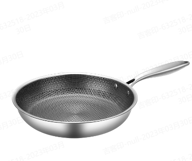 Antihaftbeschichtete Pfanne aus antibakteriellem Edelstahl der neuen Generation