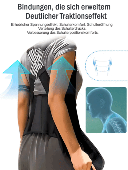 Deutschlands erste smarte Haltungskorrektur mit Wirbelsäulen-Regeneration. 💃Visuell aufrechtere Körperhaltung ab dem ersten Tag – Ein Effekt wie nach einer professionellen Physiotherapie!👍