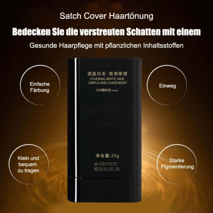 Graue Haare abdecken, ohne das Haar zu schädigen, schöner Haarstab.