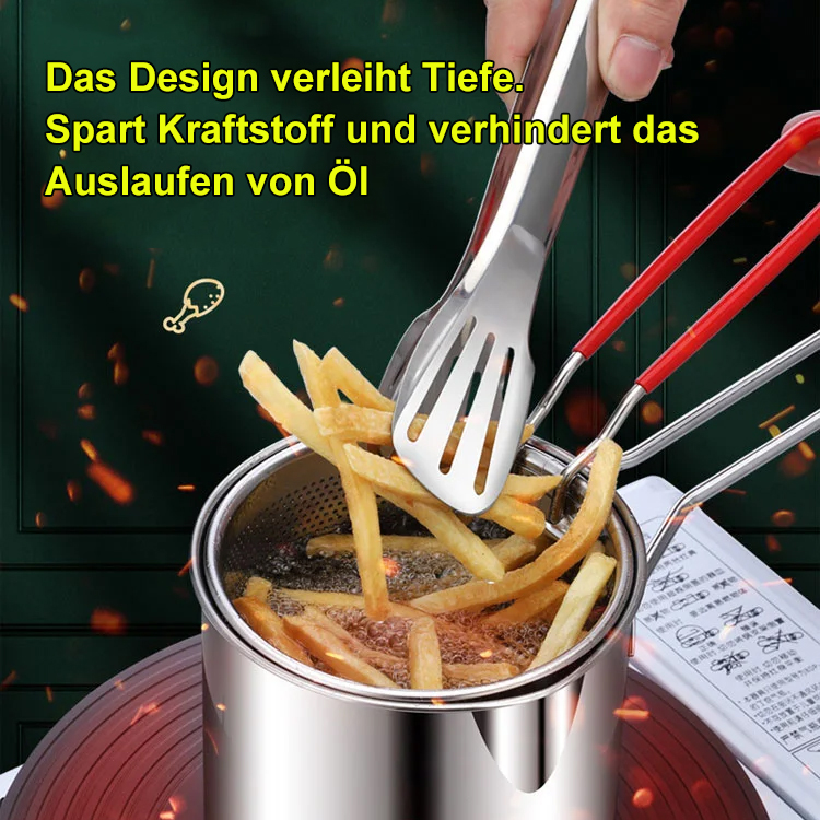 Fritteuse aus Edelstahl