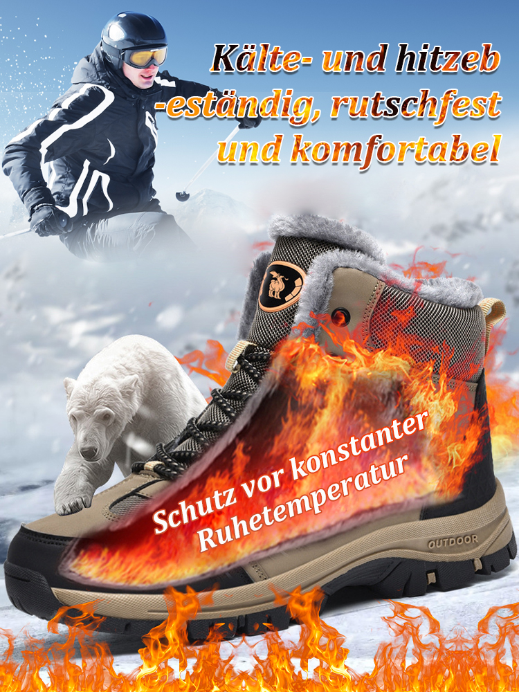 Mit Fleece gefütterte, verstärkte High-Top-Wanderschuhe, heute 50 % reduziert 🍷🔥