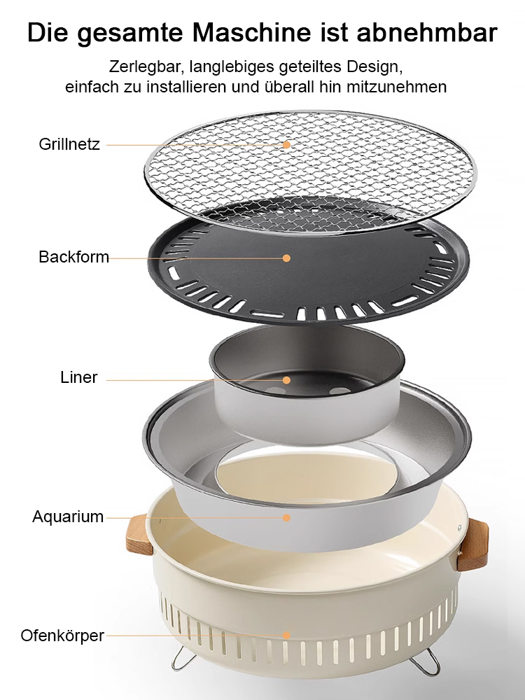 Koreanischer Multifunktions-Ofen für den Außenbereich
