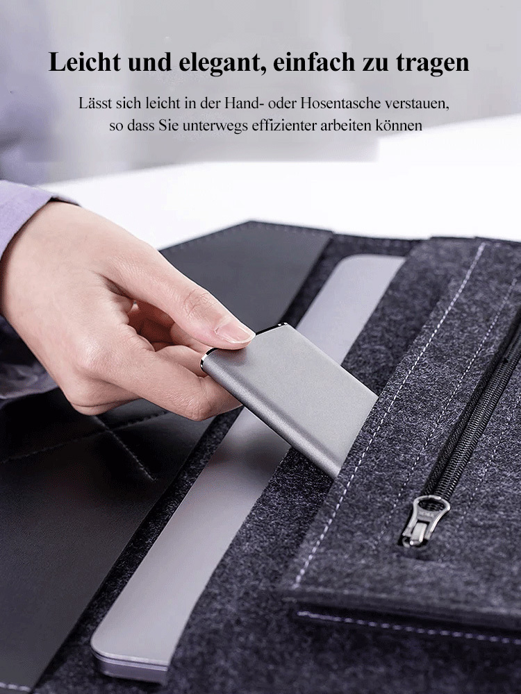 Tragbare Highspeed-SSD: Stabile und verlustfreie Datenübertragung