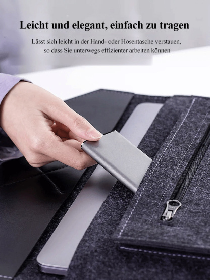 Tragbare Highspeed-SSD: Stabile und verlustfreie Datenübertragung