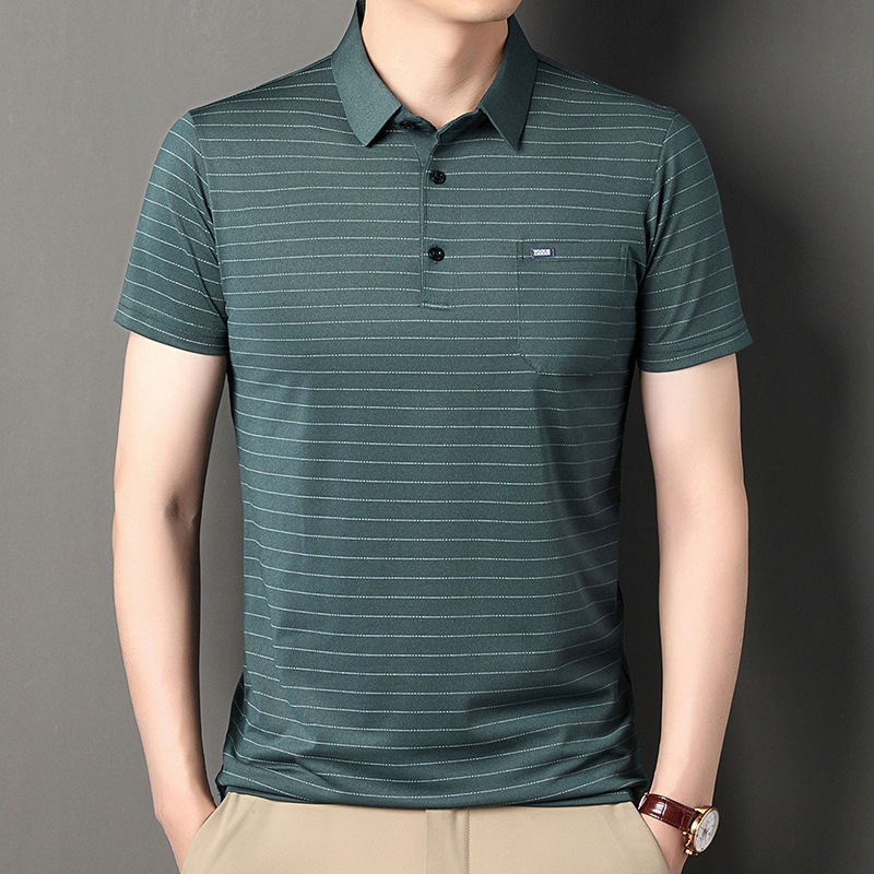 Revers lässiges Poloshirt kurzarm