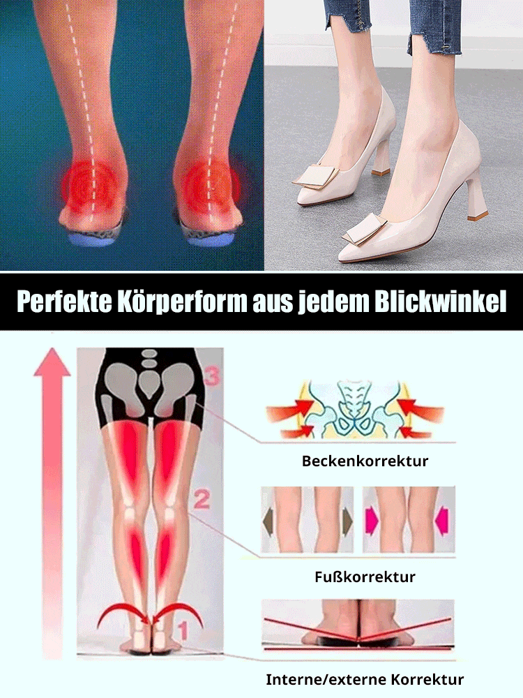 Ermüdungsfreie Pumps aus weichem Leder mit dickem Absatz