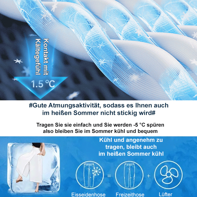 Vielseitige Acht-Minuten-Kleidungshose im Schlabberlook