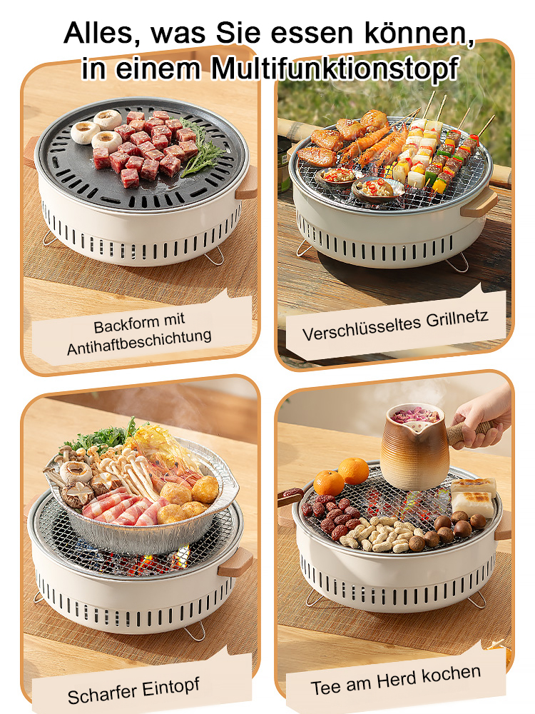 Koreanischer Multifunktions-Ofen für den Außenbereich