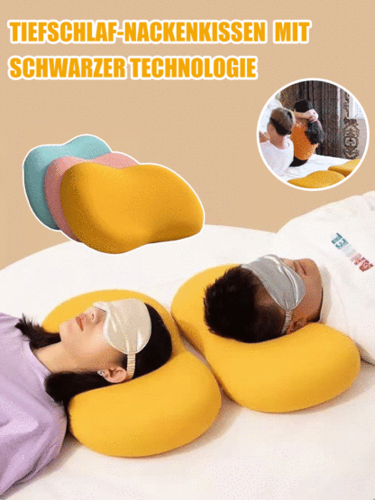 Tiefschlaf-Nackenkissen mit schwarzer Technologie