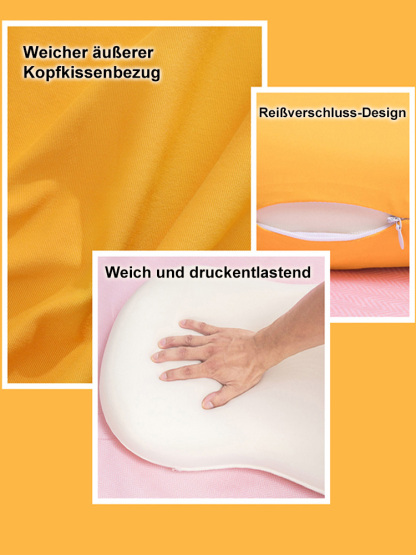 Tiefschlaf-Nackenkissen mit schwarzer Technologie