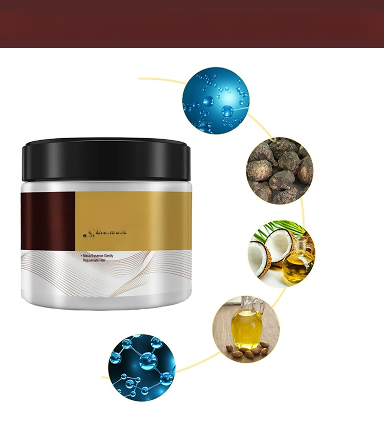 Kollagen-Haarmaske. Luxussalon-Exklusivprodukt, repariert trockenes und krauses Haar in einer Sekunde!