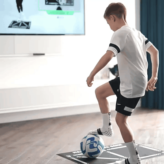 Rutschfeste, geräuschdämpfende Indoor-Fußball-Trainingsmatte