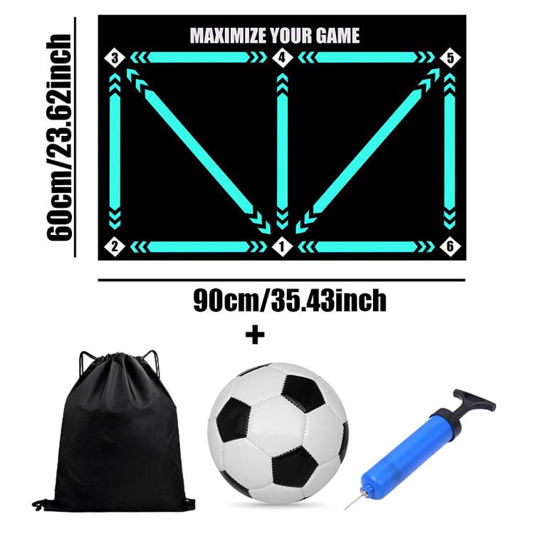 Rutschfeste, geräuschdämpfende Indoor-Fußball-Trainingsmatte