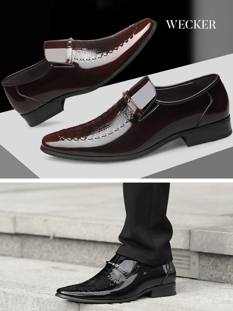 Business-Schuhe aus Leder mit weicher Sohle
