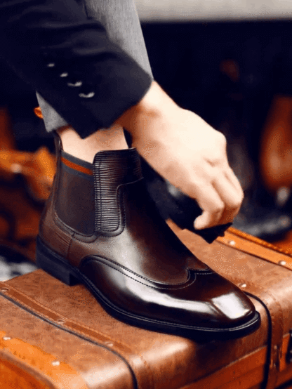 Colourblock Chelsea-Stiefel für Männer