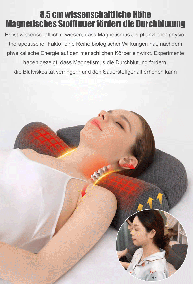 Kissen zur Reparatur der Halswirbelsäule