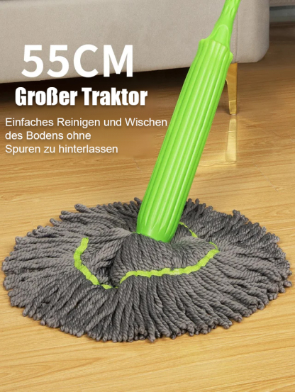 [1 Sekunde Dehydrierung]Bamboo Fibre Self-Twisting Spin Mop
