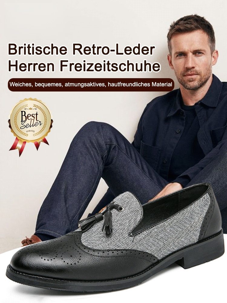 Britische Retro-Freizeitschuhe für Herren