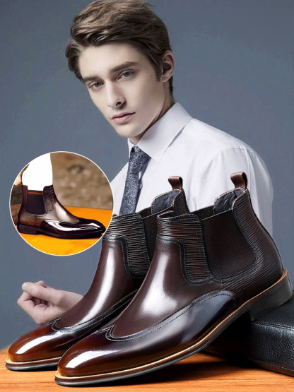 Colourblock Chelsea-Stiefel für Männer