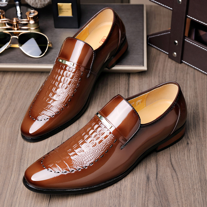 Business-Schuhe aus Leder mit weicher Sohle
