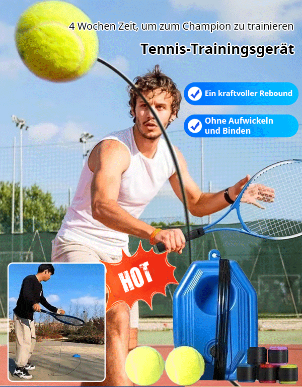 Tennis-Trainings-Rebound-Selbsttrainingsgerät