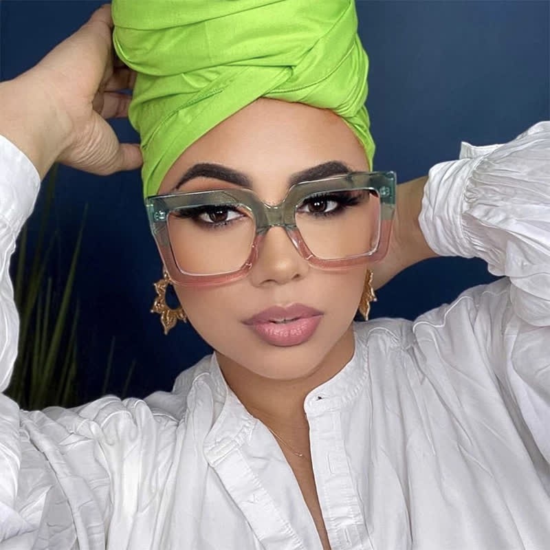 Spykay™ EG26812 Oversized Square Frame Anti-blue Light Glasses - image 12