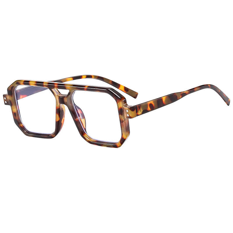 Spykay™ EG26772 Trendy Square Frame Double Bridges Glasses