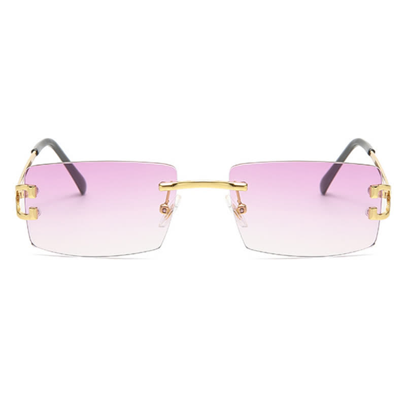 Spykay™ SG60922 Rectangle Frame Trendy Rimless Sunglasses - image 14