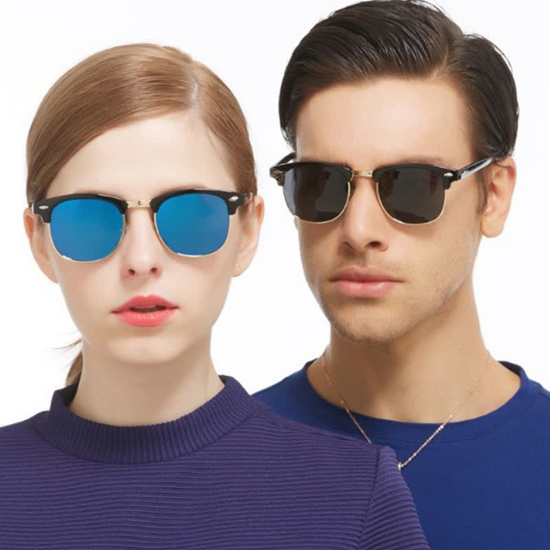 Spykay™ SG60929 Semi-Rimless Polarized Square Frame Browline Sunglasses for Fishing&Driving - image 7