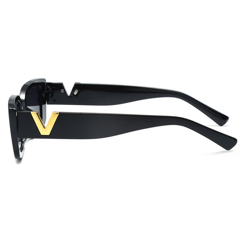 Spykay™ SG60890 Small Rectangle Frames 'V' Design Sunglasses