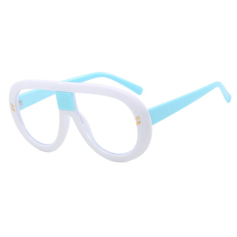 Spykay™ EG26907 Anti-blue Light Oversized Fashion Aviator Glasses - White - image 11