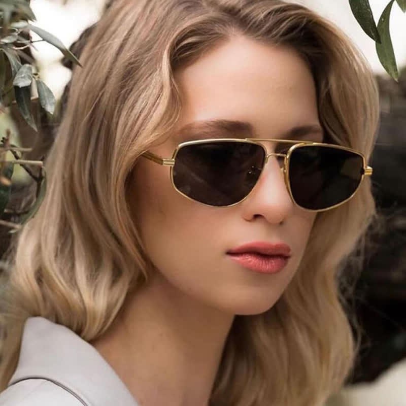 Spykay™ SG60911 Double Bridges Hipster Aviator Sunglasses