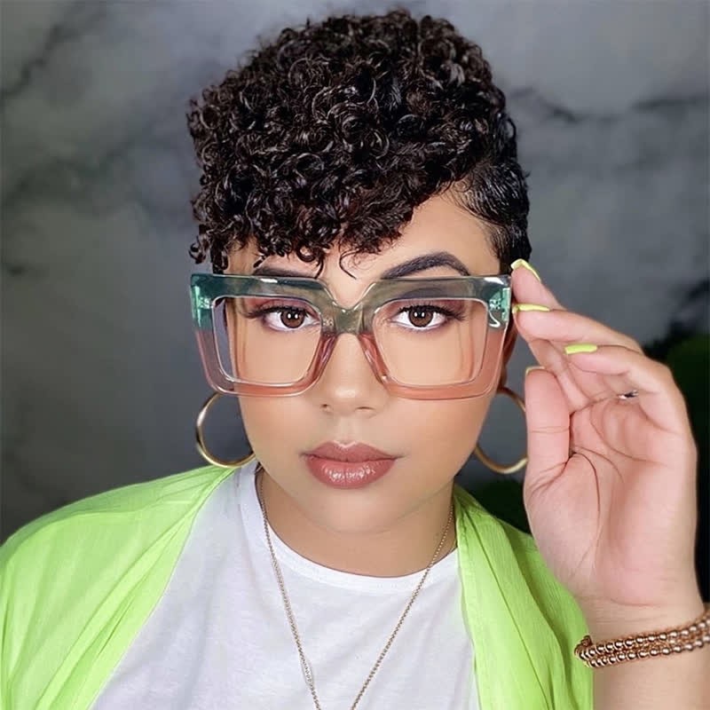 Spykay™ EG26812 Oversized Square Frame Anti-blue Light Glasses - image 11