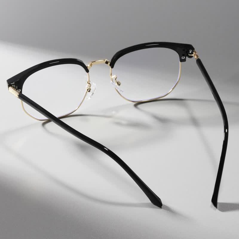 Spykay™ EG26807 Semi-Rimless Square Frame Anti-blue Light Browline Glasses - image 3