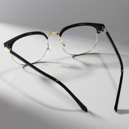 Spykay™ EG26807 Semi-Rimless Square Frame Anti-blue Light Browline Glasses - image 3