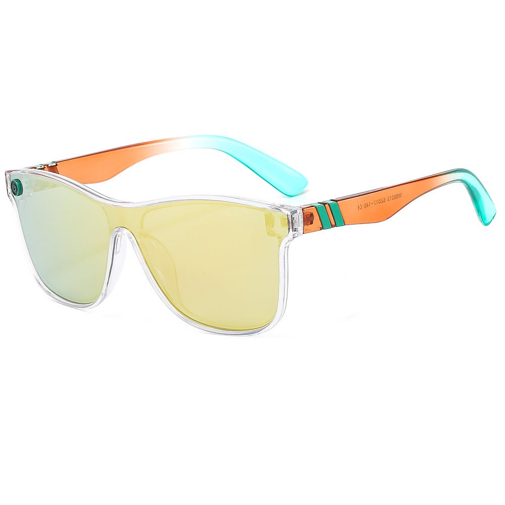 Spykay™ SG1022 Women's Streamlined Sunglasses, Summer Personality Coating Gradient Reflective Oversized Sunglasses