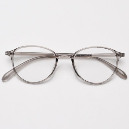 Spykay™ EG26866 Oval Frame Anti-blue Light Simple Classic Lightweight Glasses  - Grey - image 26