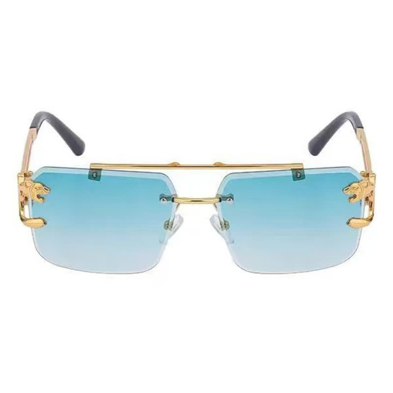 Spykay™ SG60826 Men's Cool Rimless Leopard Frame Sunglasses - image 10
