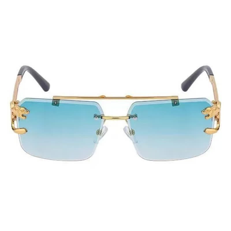 Spykay™ SG60826 Men's Cool Rimless Leopard Frame Sunglasses - image 10