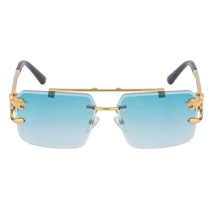 Spykay™ SG60826 Men's Cool Rimless Leopard Frame Sunglasses - image 10