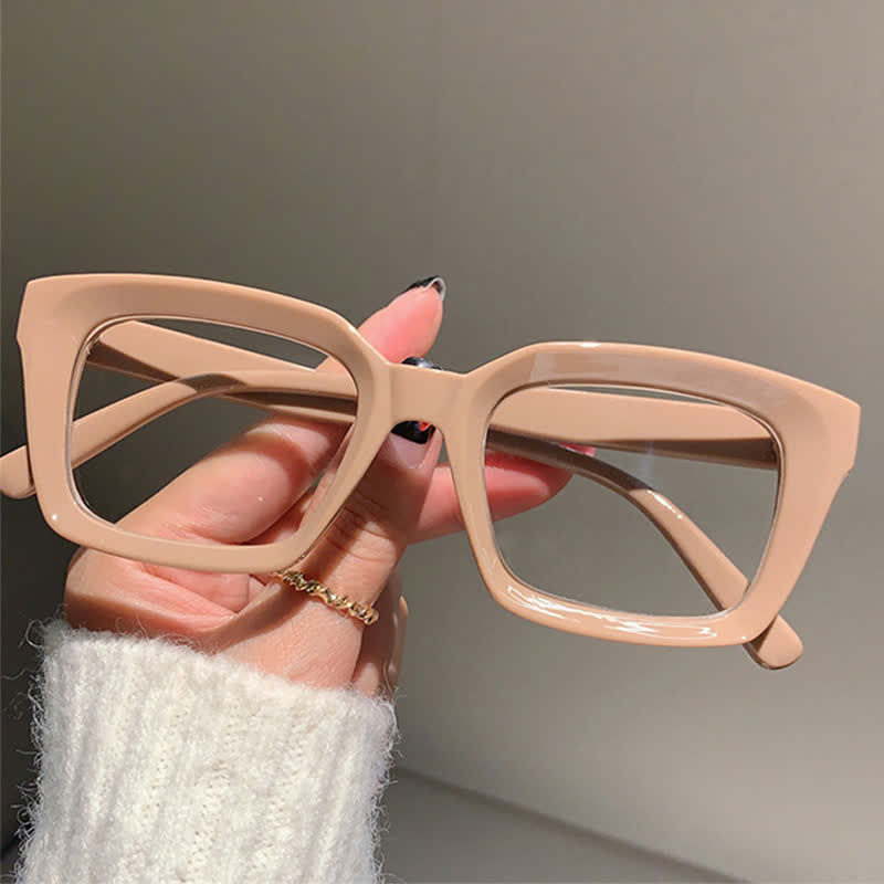 Spykay™ EG26877 Classic Simple Square Frame Concave Lenses Anti-blue Light Thick Glasses - image 10