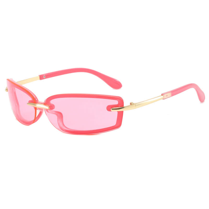 Spykay™ SG60850 Y2K Rimless Rectangle Frame Sunglasses - image 20