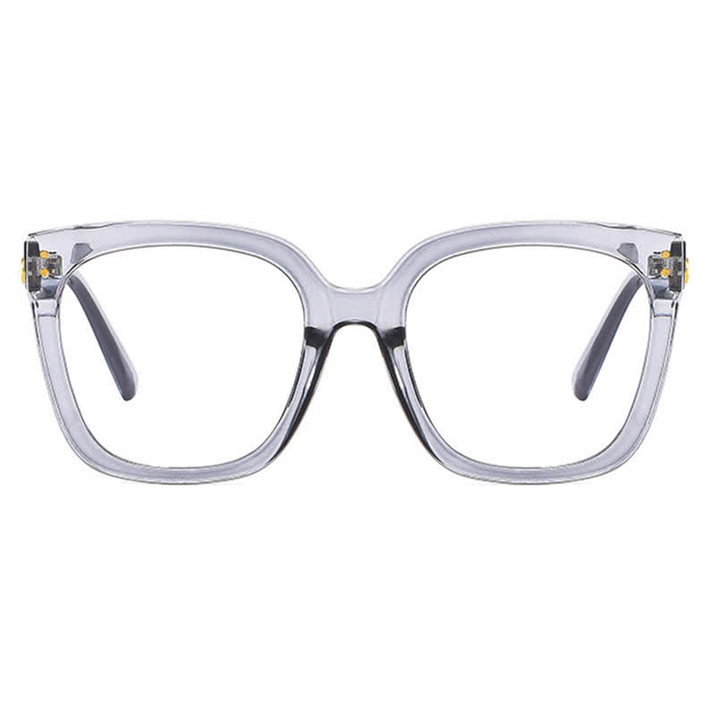 Spykay™ EG26773 Square Frame Oversized Hollow-out Anti-blue Light Glasses