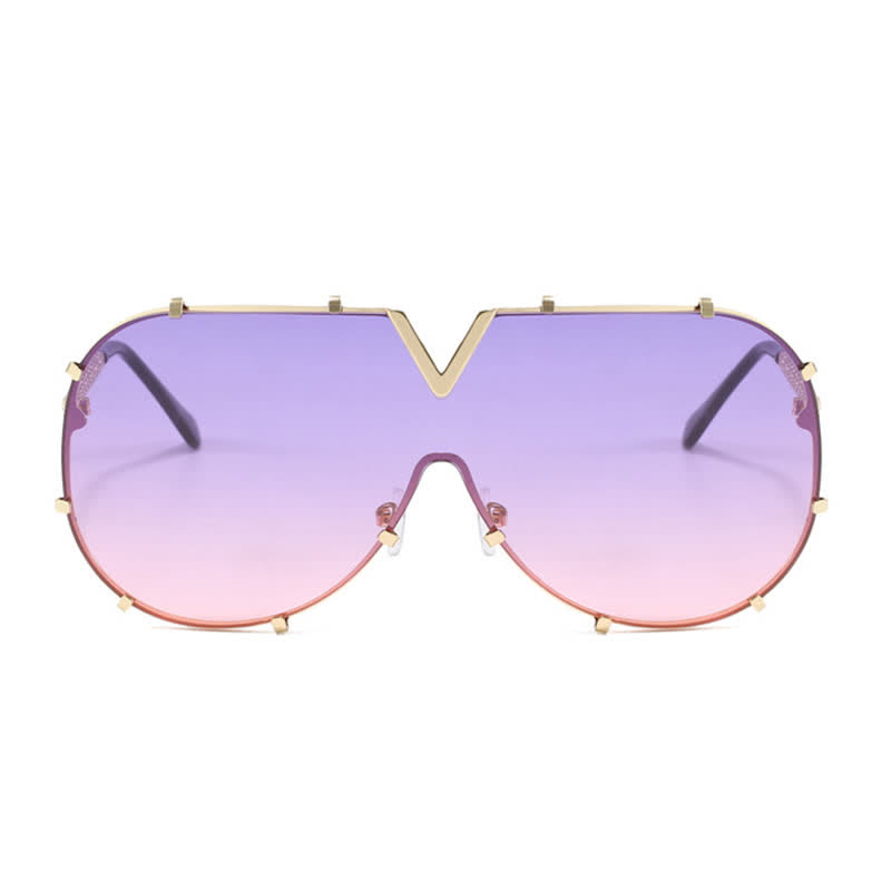 Spykay™ SG60833 'V' Design Hipster Aviator Sunglasses