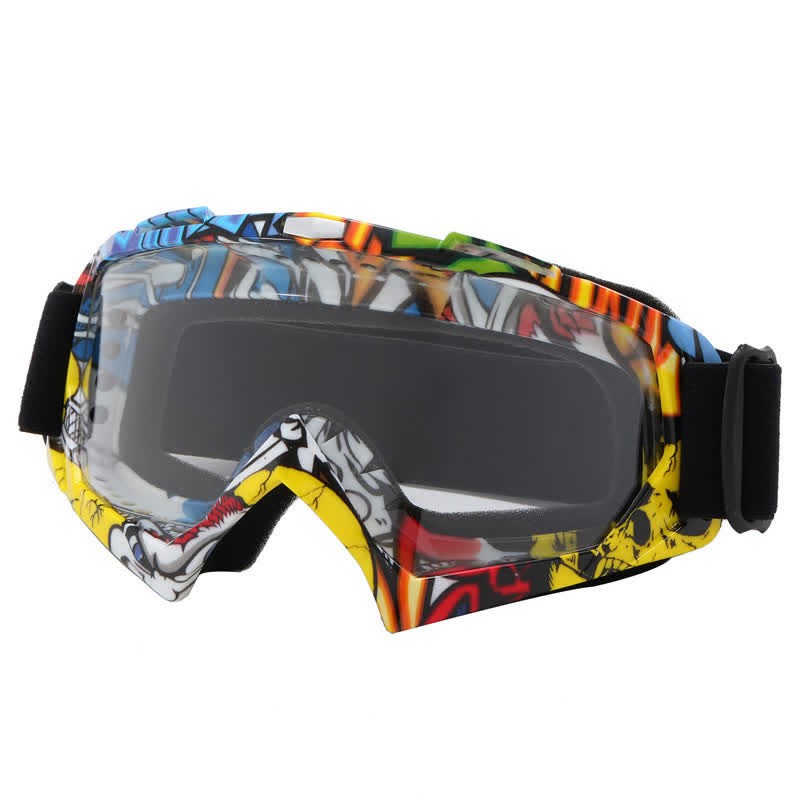 Spykay™ SG61023 Fit Over Glasses Unisex-Adult Anti Wind Ski Goggles for Outdoor Activities - Yellow/Clear - image 24
