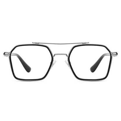 Spykay™ EG26920 Unsiex Square Frame Anti-blue Light Double Bridges Retro Glasses - image 11