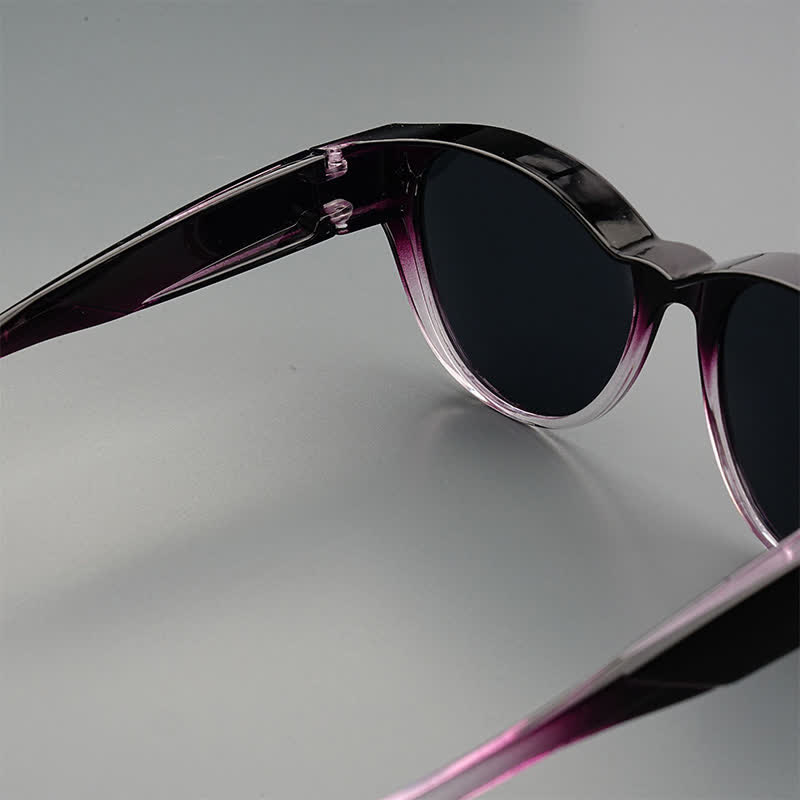 Spykay™ SG61035 Fit Over Glasses Cat-Eye Star Decor Polarized Sunglasses - image 15